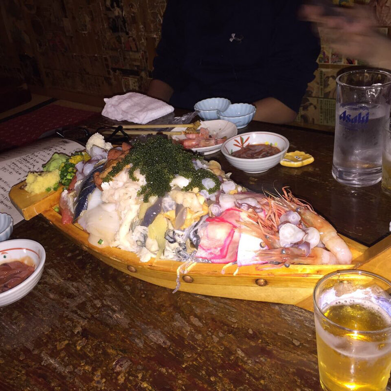 舟盛り(大衆串横丁 てっちゃん 都通店)