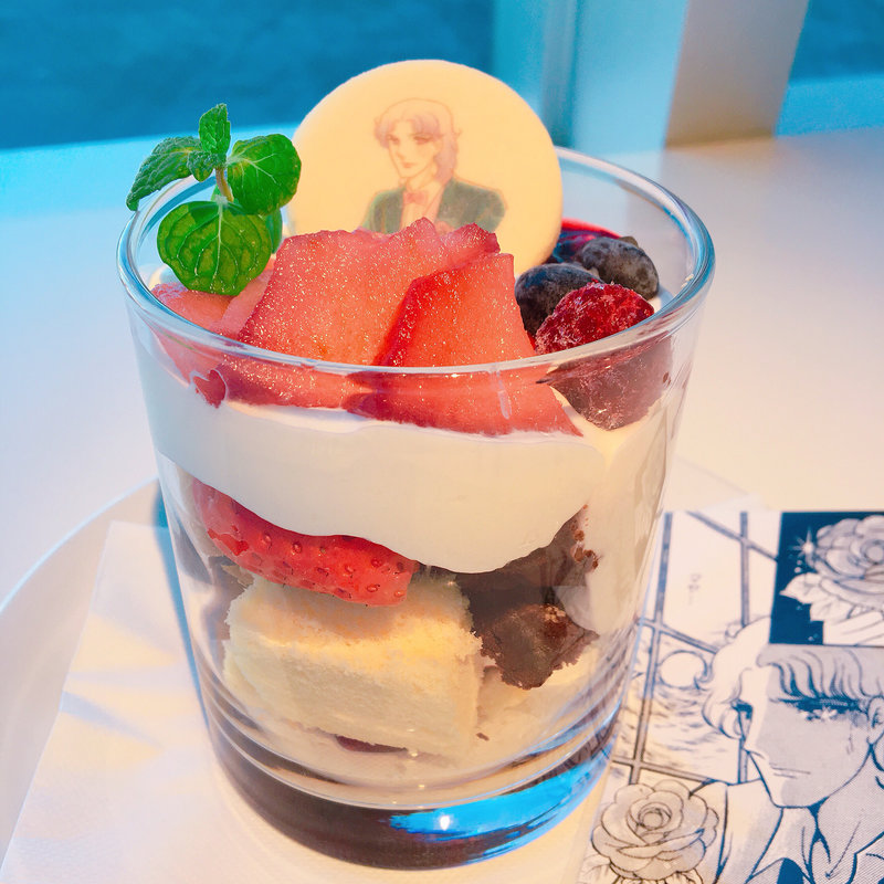 速水真澄の紫のトライフル(フラッグス・カフェ ＪＲ京都伊勢丹店 （FLAGS Cafe）)