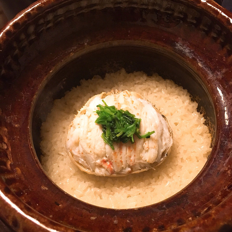 かに身のごはん(奈良 而今)