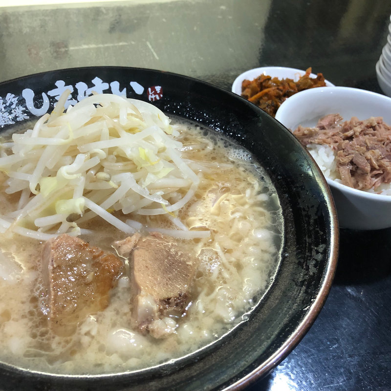 ラーメン煮豚めしセット(島系本店 舞鶴店)