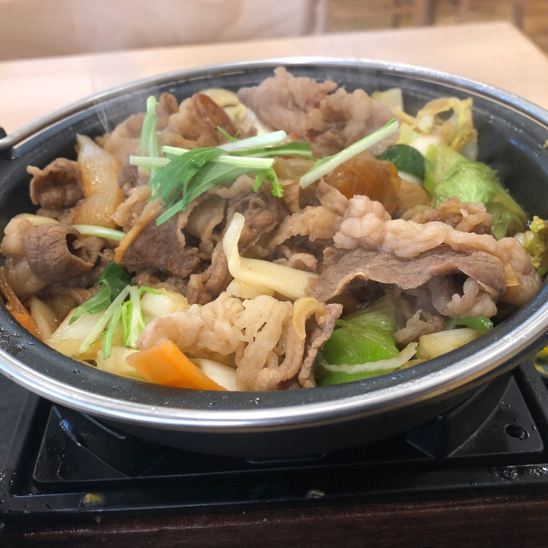 牛すき鍋膳(吉野家 福岡原田店)