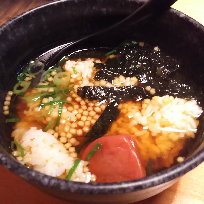 梅だし茶漬け(鳥貴族 武蔵新田店)