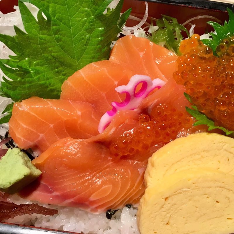 サーモンいくら重(阿藻珍味 さんすて福山 )