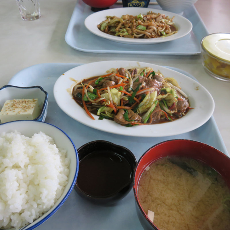 レバー定食(浜広 )