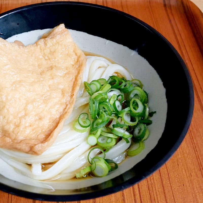 きつねぶっかけ冷(山越うどん)