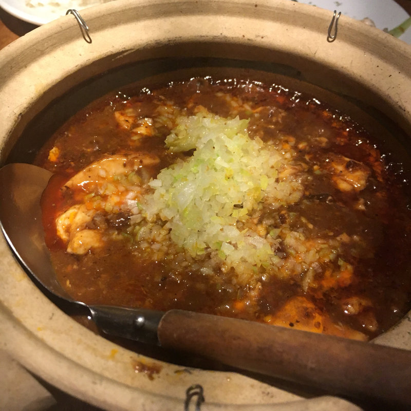 麻婆豆腐(黒猫夜 銀座店)