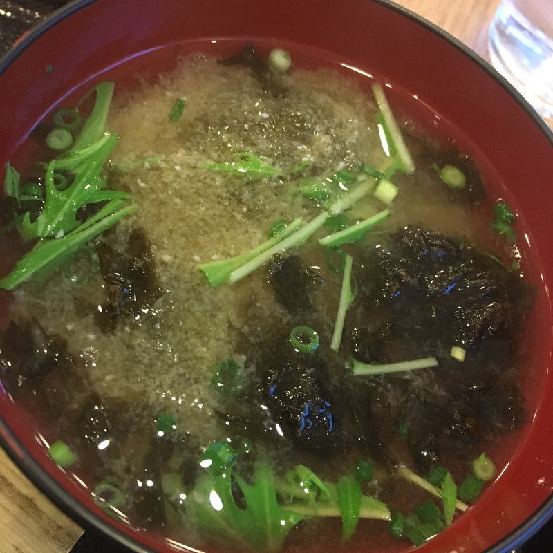 本日の味噌汁(おむすび権米衛 新宿イーストサイドスクエア店)
