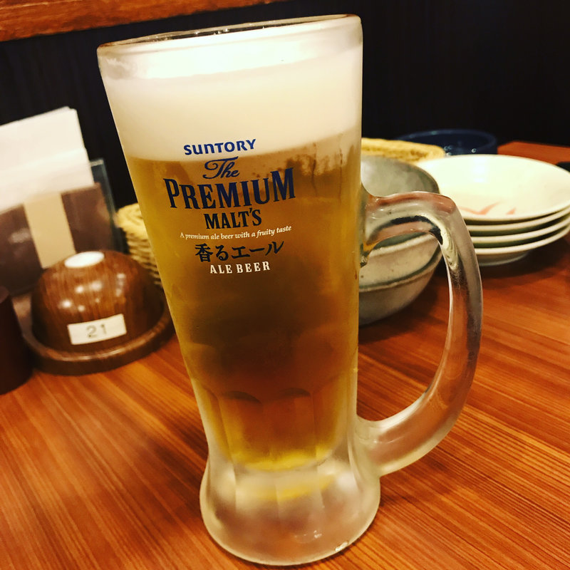 ザ・プレミアムモルツ 香るエール(旨唐揚げと居酒メシ ミライザカ 亀有駅前店)