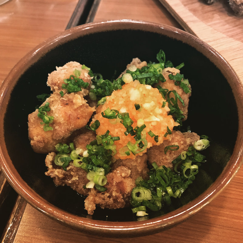 ぼんじりおろしポン酢(旨唐揚げと居酒メシ ミライザカ 亀有駅前店)