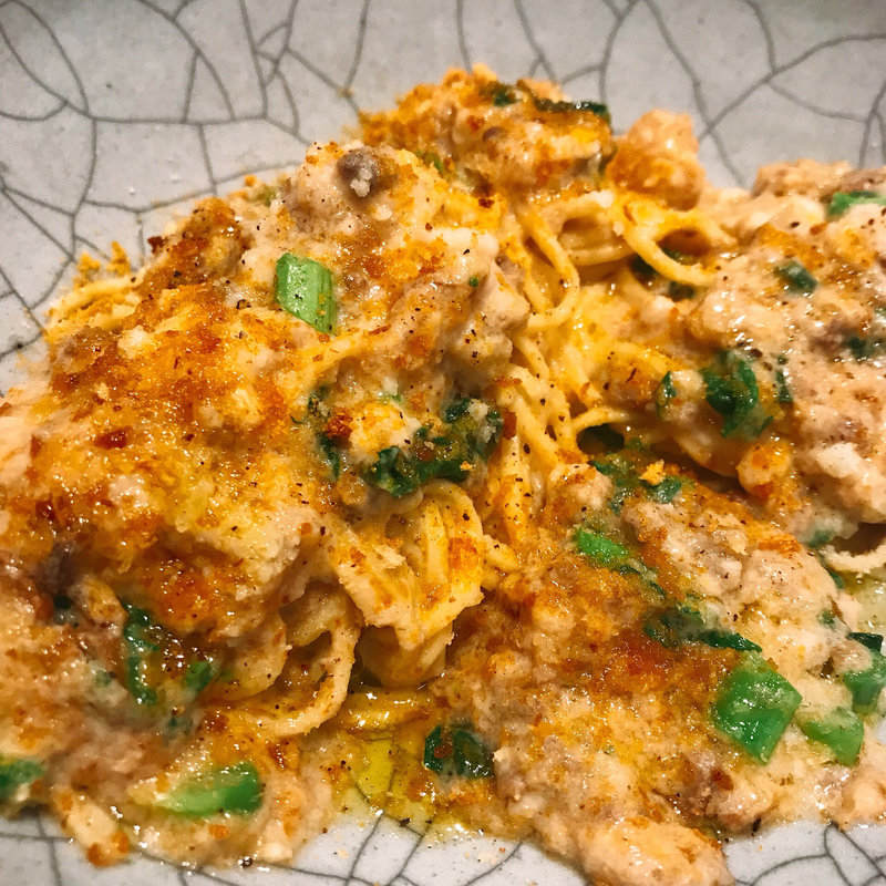 白子とカラスミのパスタ(TEATRO ACCA テアトロアッカ)