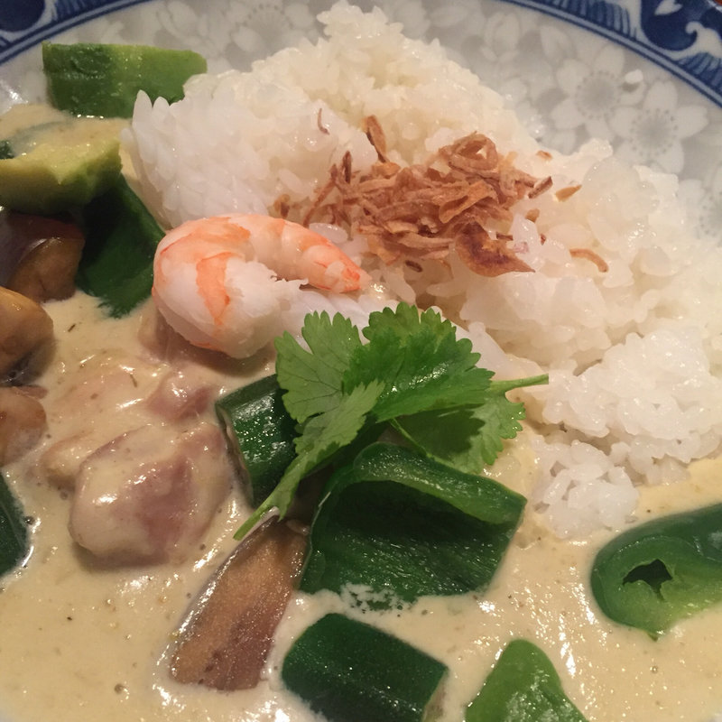 シーフードグリーンカレー(ヴェトナムアリス新宿店)