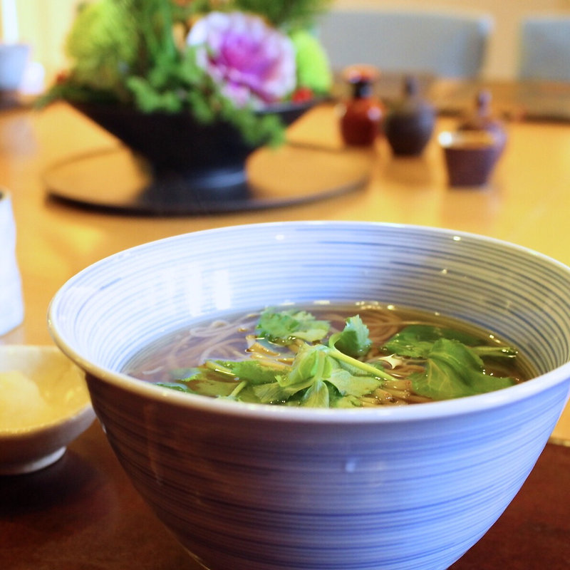三つ葉蕎麦(打心蕎庵)