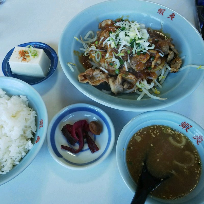 おろし焼き肉定食(三代目 蝦夷)