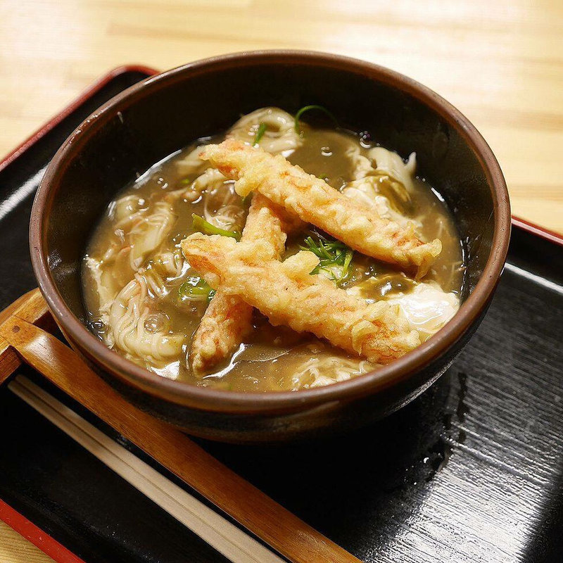 蟹三昧うどん(うどん蔵ふじたや)