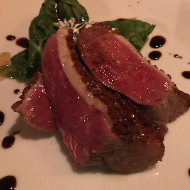 ハンガリー産鴨肉の低温ロースト (Pastabar)