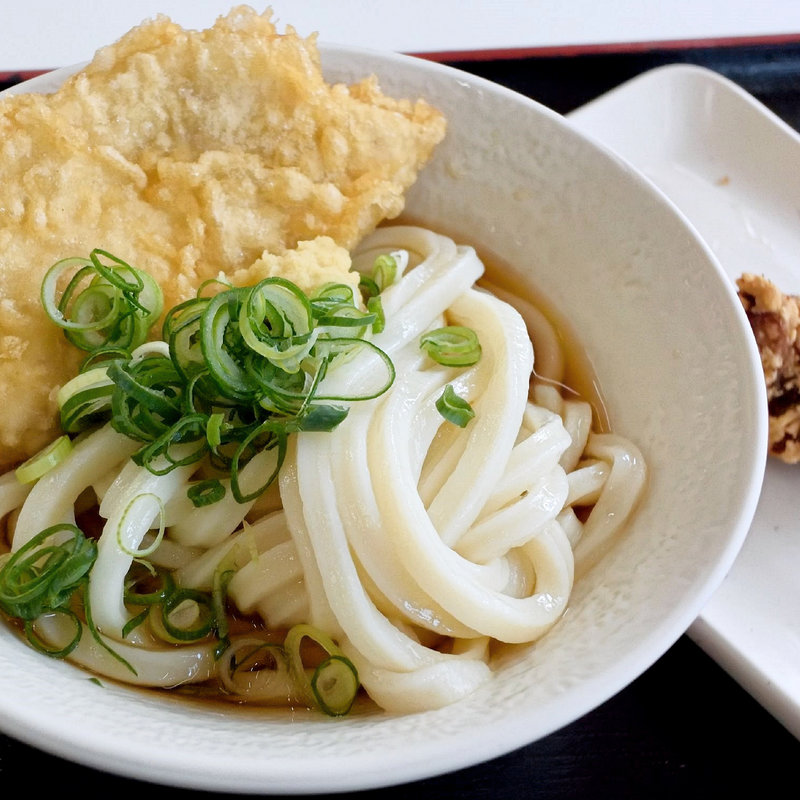 ぶっかけ冷+とり天(たも屋 林店 )