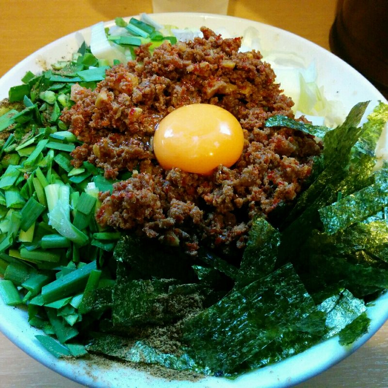 我流豚星台湾混ぜそば(豚星。 )