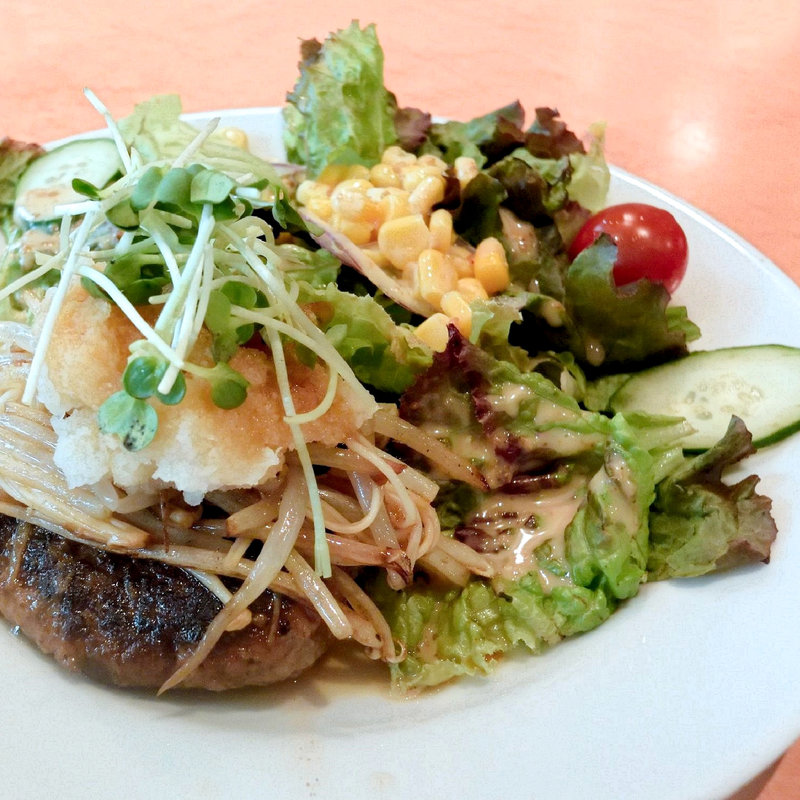 徳島すだちポン酢と大根おろしのハンバーグ(グリル プランチャ （Grill Plancha）)