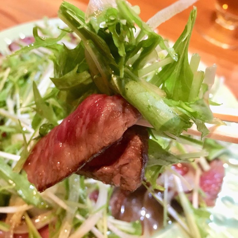 牛のタタキ(塩梅)