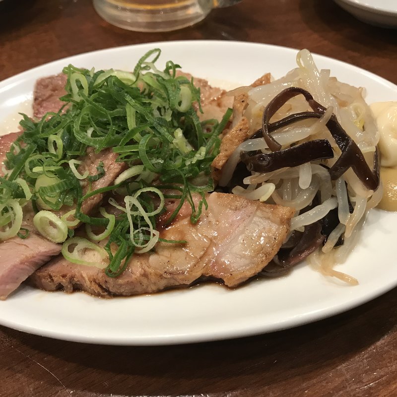 自家製チャーシュー盛り（ハーフ）(まぜる アメ村店)