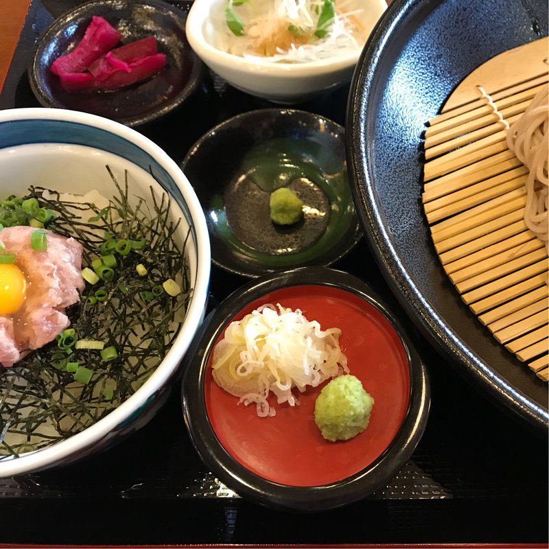 ミニ丼セット(極楽湯 金沢野々市店御食事処)