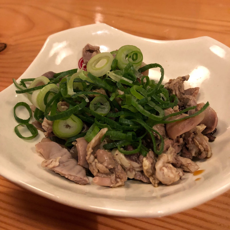 ホルモンねぎ盛ポン酢(鳥貴族 鳳店)