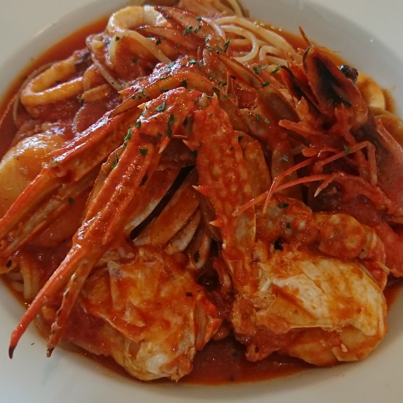 ワタリガニのトマトクリーム(ボスケット （Ｂｏｓｃｈｅｔｔｏ）)