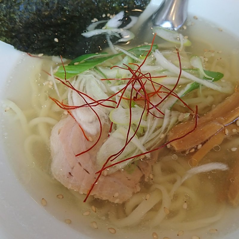 半塩ラーメン(手打らーめん まるち)