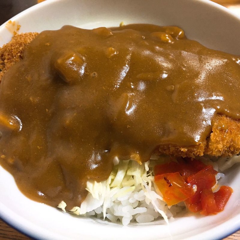 河金丼（カツカレー）