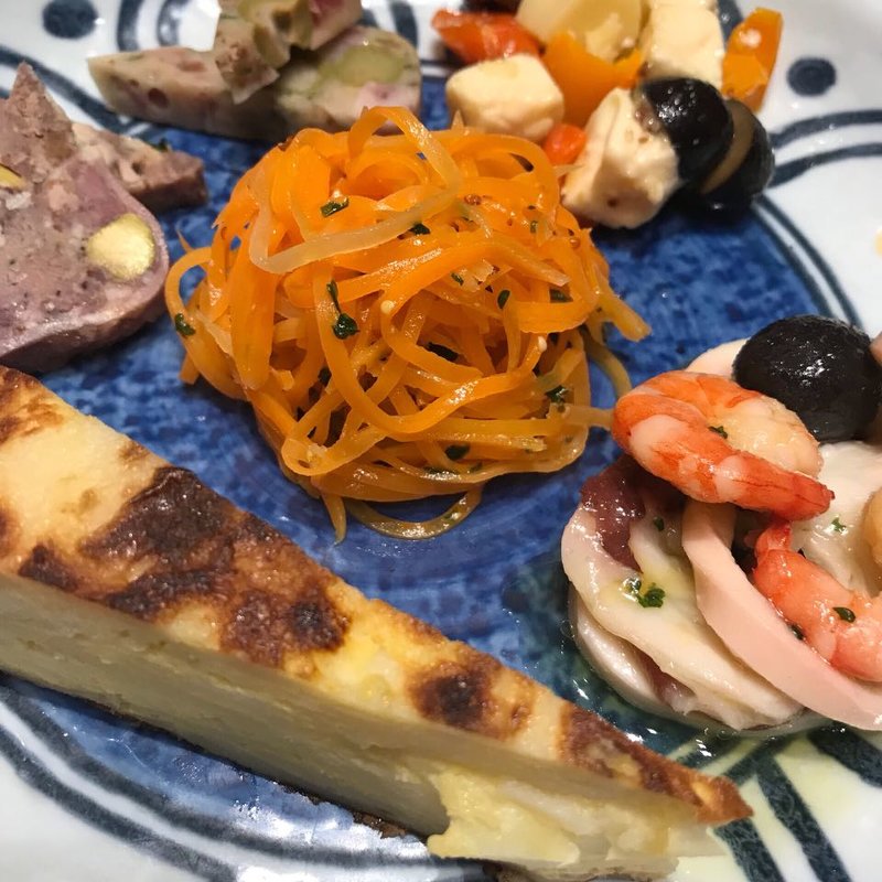 タパスの盛り合わせ(フィゲラス スバコ・JR京都伊勢丹店 )