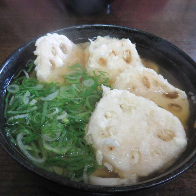 れんこんうどん(うどん 秀)