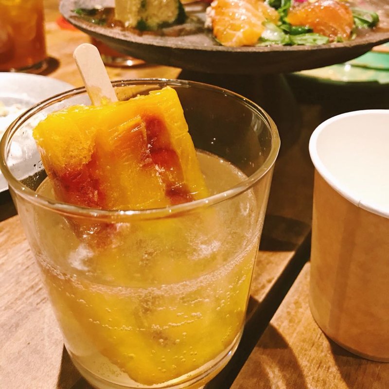 アイスサングリア(炭火とワイン 京都駅前店)