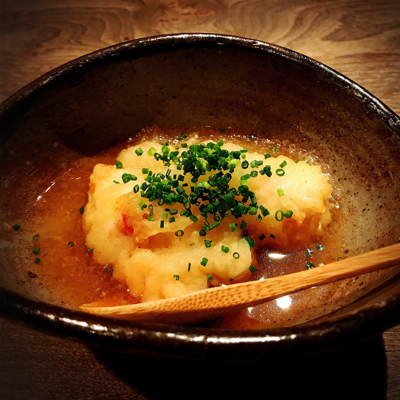 金目鯛のさっぱり揚げ出し(食幹 渋谷)