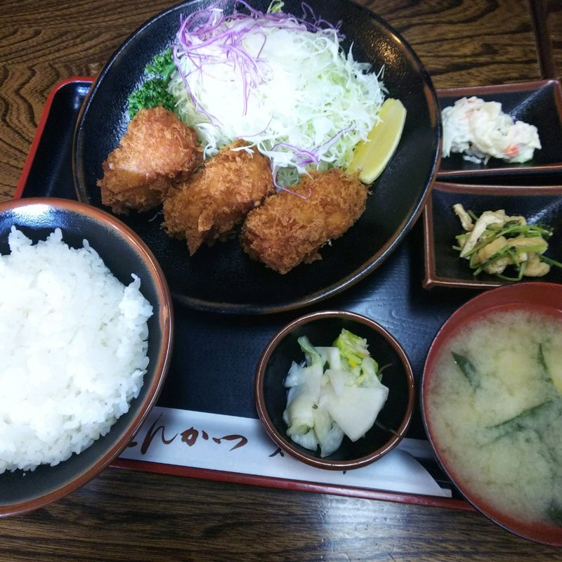 かにクリームコロッケ定食(とんかつ太郎 高井店 )
