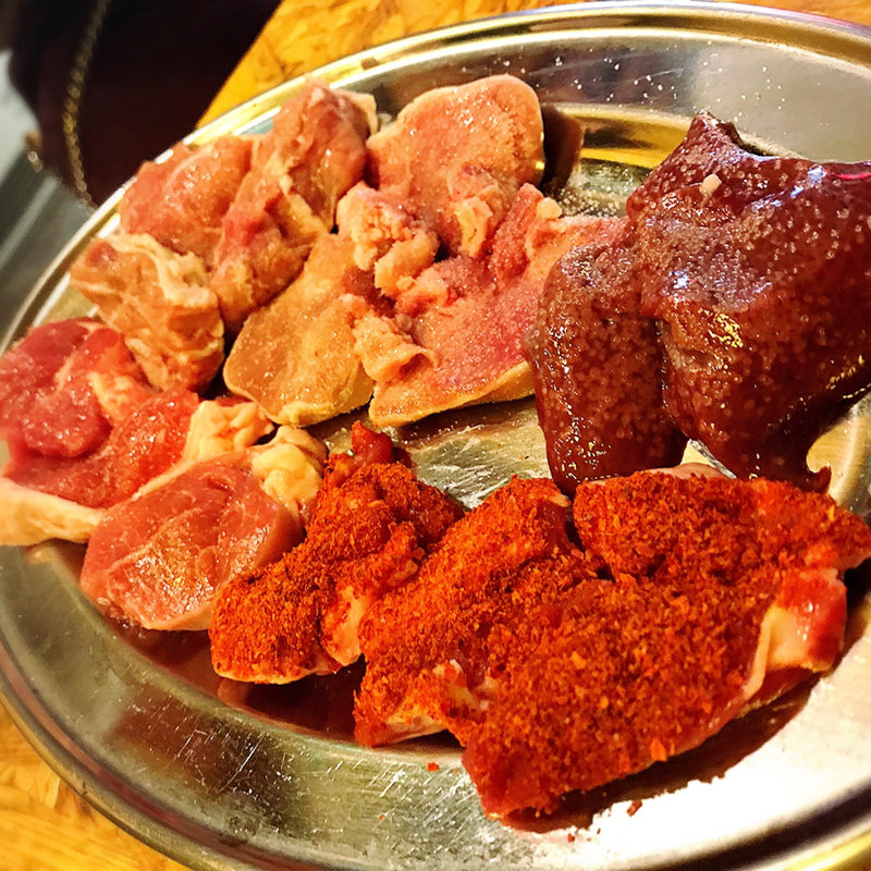 5種盛り(大衆焼肉コグマヤ池袋西口本店)