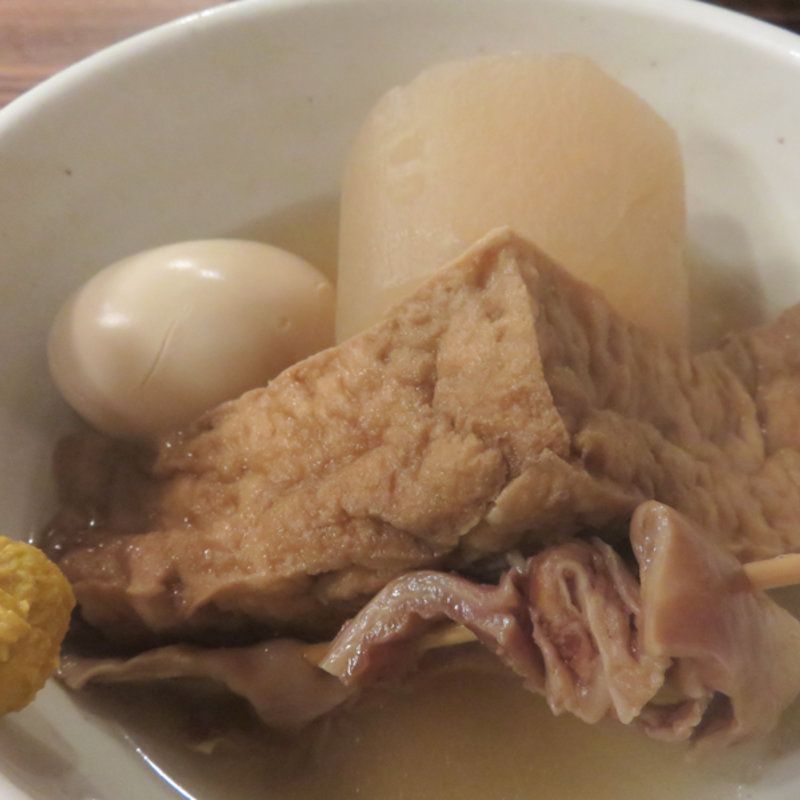 おでん各種1ヶ(長浜ラーメンはじめ2号店)