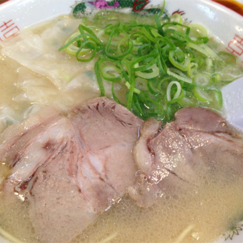 ワンタンメン(長浜ラーメンはじめ2号店)