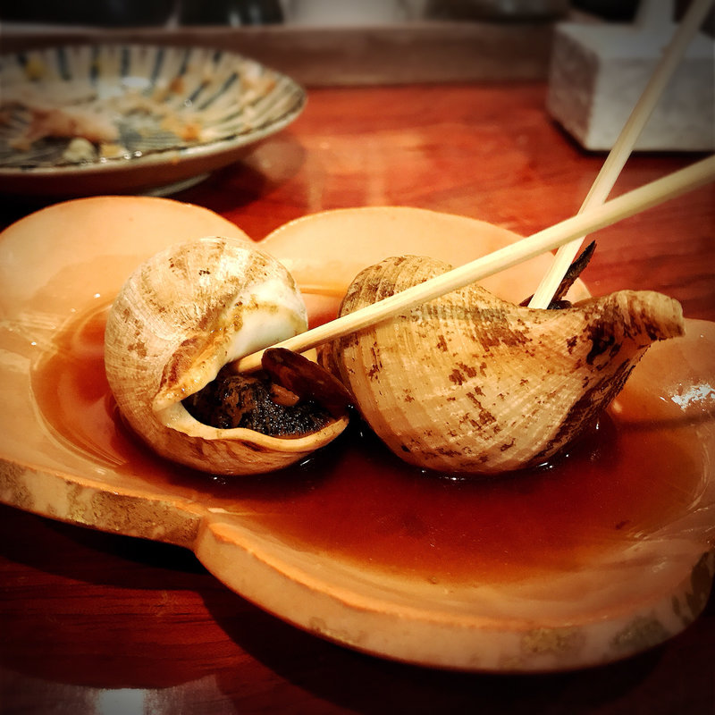 地つぶ貝(海おでん「日本酒はなたれ」)