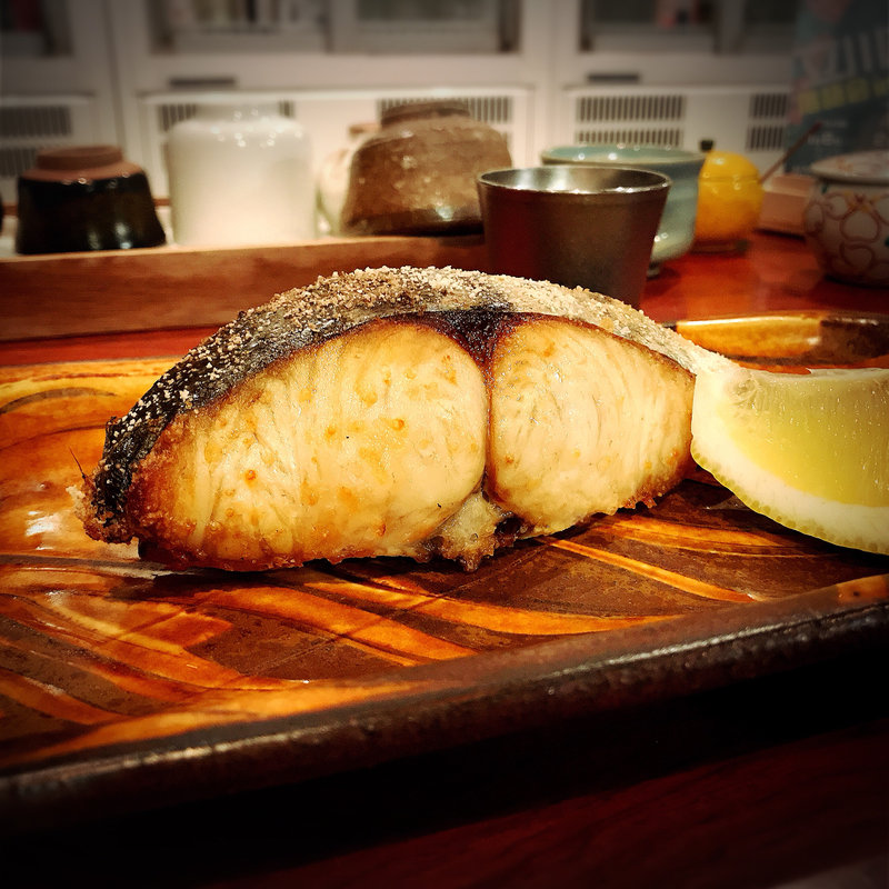 寒さわら塩焼き(海おでん「日本酒はなたれ」)