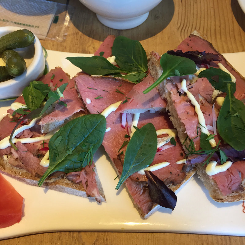 ローストビーフ タルティーヌ(Le Pain Quotidien ル・パン・コティディアン 芝公園店)