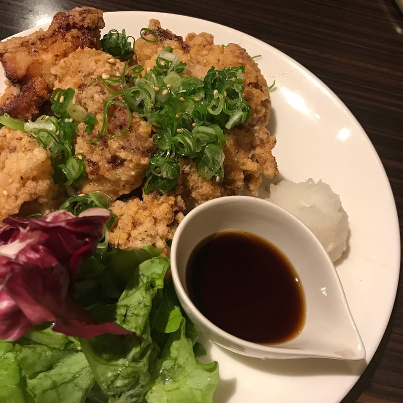 鶏の唐揚げおろしポン酢(恋文酒場 かっぱ駅前)