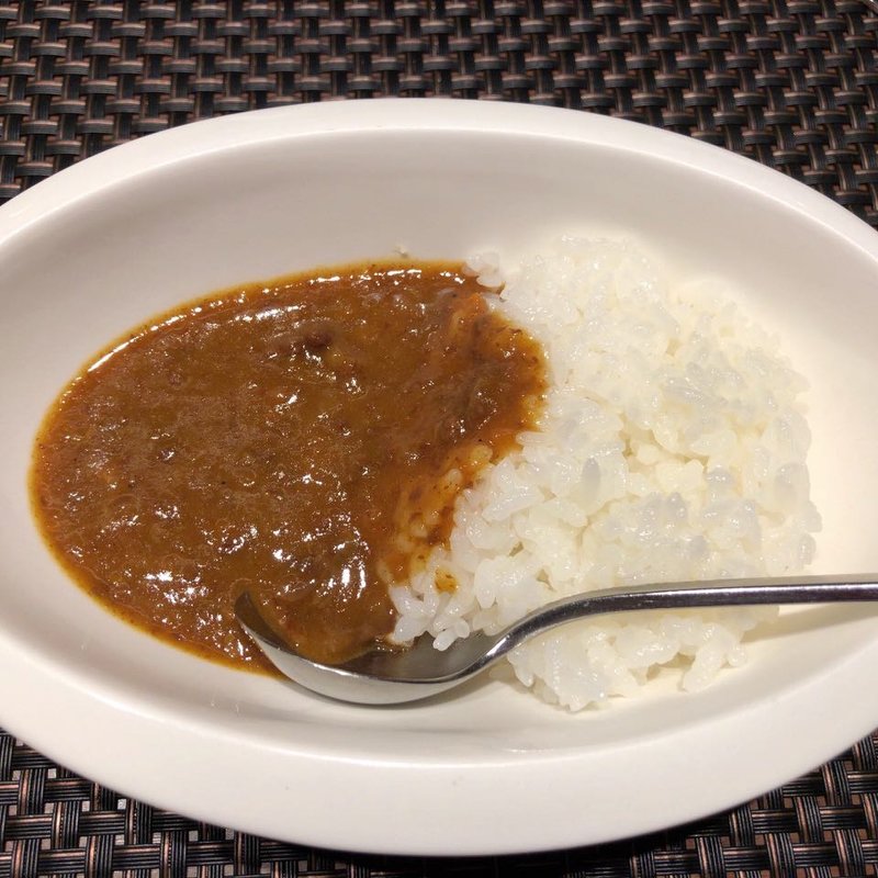 Fコースの締めのカレー(ハンバーグ&ステーキ 格之進F)