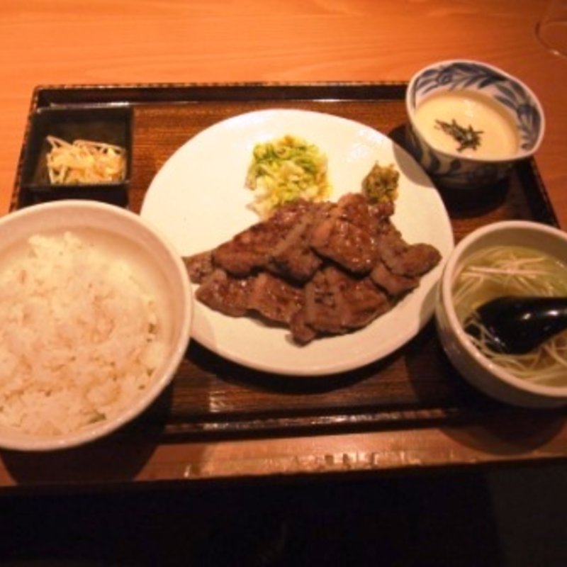 牛たんランチ　1．5倍盛り(牛たんと和牛焼き 青葉苑)