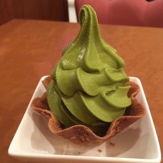 抹茶ソフトクリーム(ふなわかふぇ 自由が丘店)