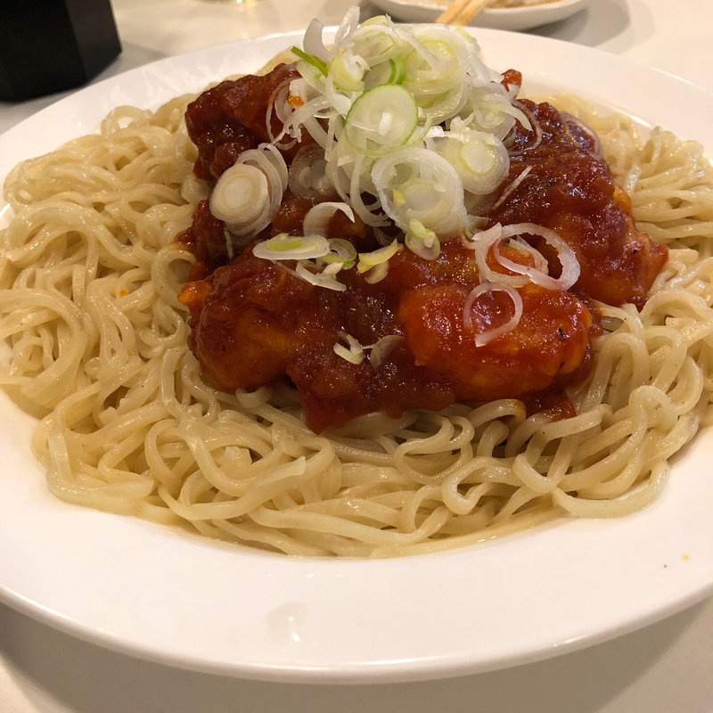 エビチリ麺(ラーメン哲史)