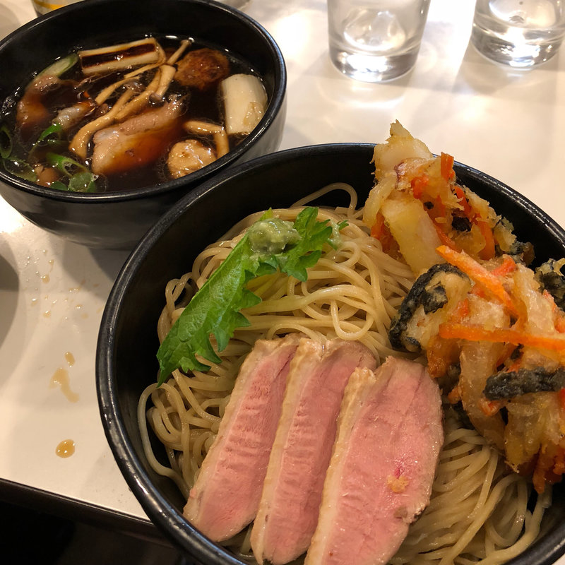 鴨蒸籠風つけ麺(ラーメン哲史)