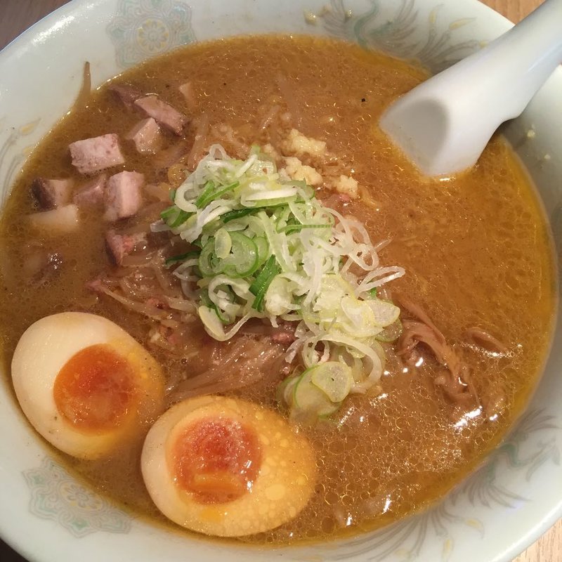 味玉みそラーメン(さっぽろ 火武偉 恵比寿店)