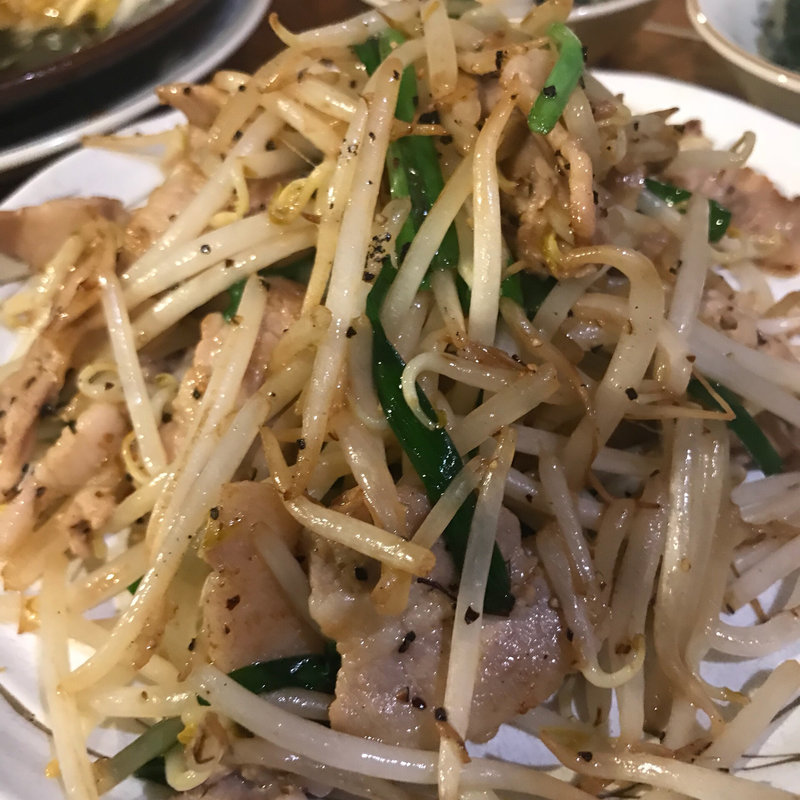 豚肉もやしのどっさり炒め(びっくりうどん （【旧店名：びっくりうどん本舗】）)