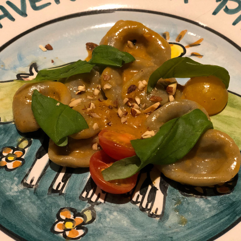 ウニとエシャロットのクリームソーススパゲッティ(ペペロッソ )