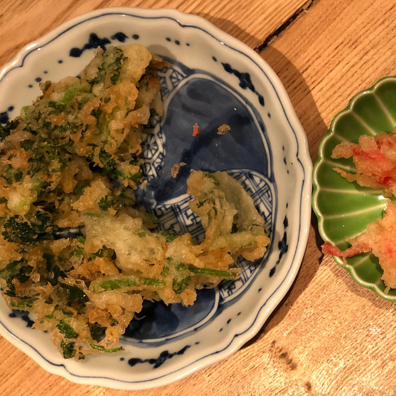 パクチーかき揚げ(喜久や 恵比寿店（きくや）)